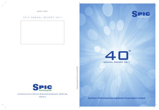Thumbnail Southern Petrochemical Industries Corp Annual Report 2011