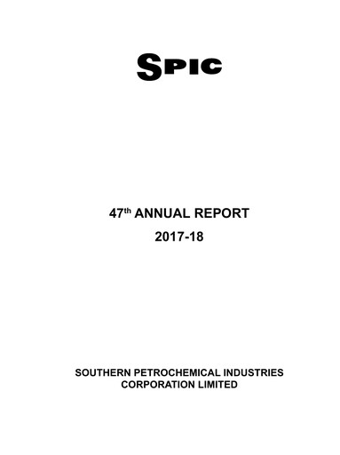 Thumbnail Southern Petrochemical Industries Corp Annual Report 2017-2018