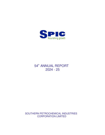 Thumbnail Southern Petrochemical Industries Corp Annual Report 2024-2025