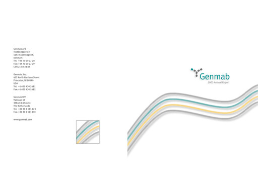 Thumbnail Genmab Annual Report 2005