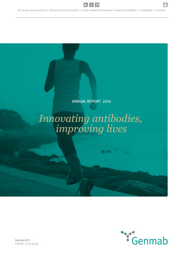 Thumbnail Genmab Annual Report 2014