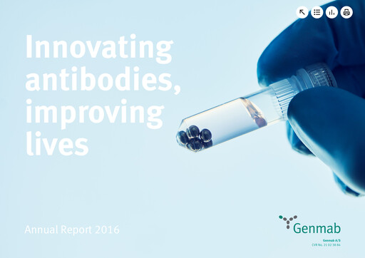 Thumbnail Genmab Annual Report 2016