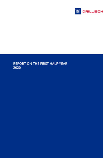 Thumbnail 1&1
 Half-year Report 2020-h1