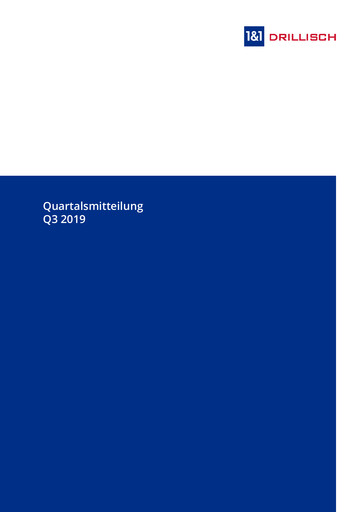 Thumbnail 1&1
 Quarterly Report 2019-q3