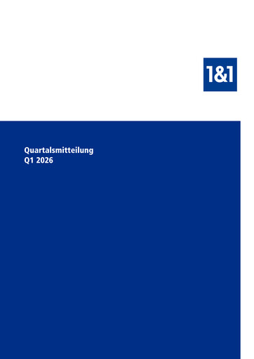 Miniature 1&1
 Rapport trimestriel 2026-q1
