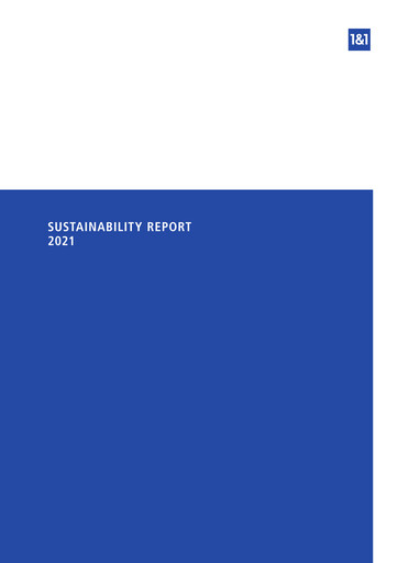 Thumbnail 1&1
 Sustainability Report 2021