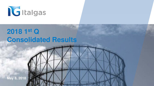 Thumbnail Italgas Quarterly Report 2018-q1