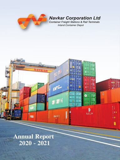 Thumbnail Navkar Corp
 Annual Report 2020-2021
