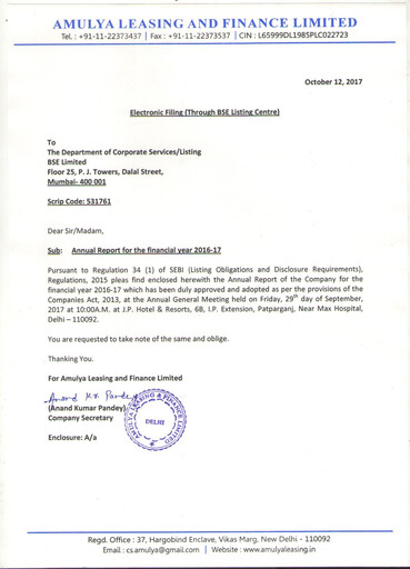 Thumbnail Apollo Pipes Annual Report 2016-2017