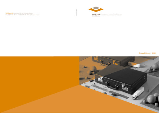 Vorschaubild Warehouses De Pauw Jahresbericht 2001