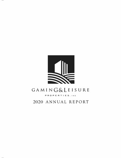Thumbnail Gaming and Leisure Properties
 Annual Report 2020