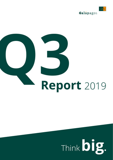 Thumbnail Galapagos NV Quarterly Report 2019-q3