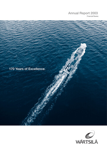 Thumbnail Wärtsilä
 Annual Report 2003