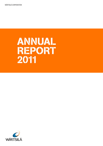 Thumbnail Wärtsilä
 Annual Report 2011
