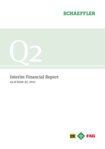 Thumbnail Schaeffler Financial Report 2012-h1
