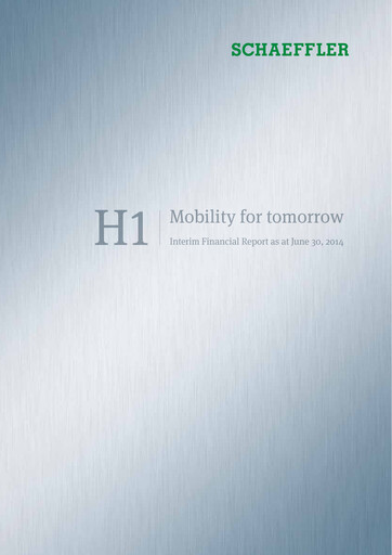 Thumbnail Schaeffler Financial Report 2014-h1