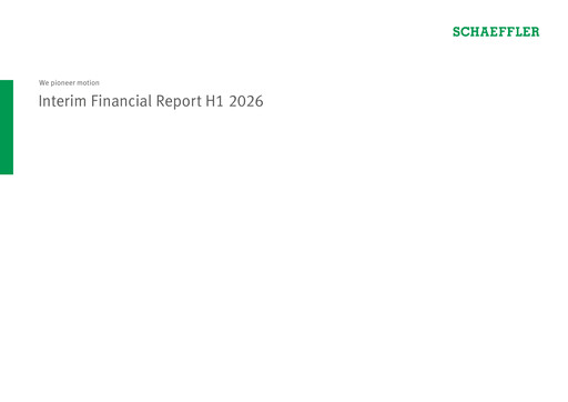 Thumbnail Schaeffler Financial Report 2026-h1