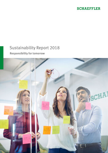 Miniature Schaeffler Rapport de durabilité 2018