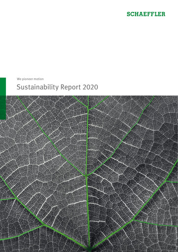 Miniature Schaeffler Rapport de durabilité 2020
