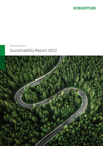 Miniature Schaeffler Rapport de durabilité 2022