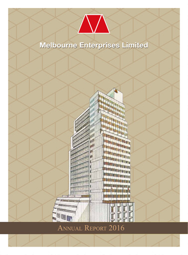 Thumbnail Melbourne Enterprises Annual Report 2016