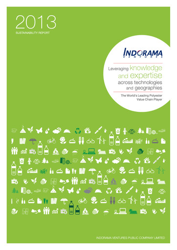 Thumbnail Indorama Ventures
 Sustainability Report 2013