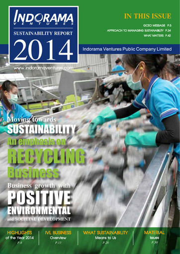 Thumbnail Indorama Ventures
 Sustainability Report 2014
