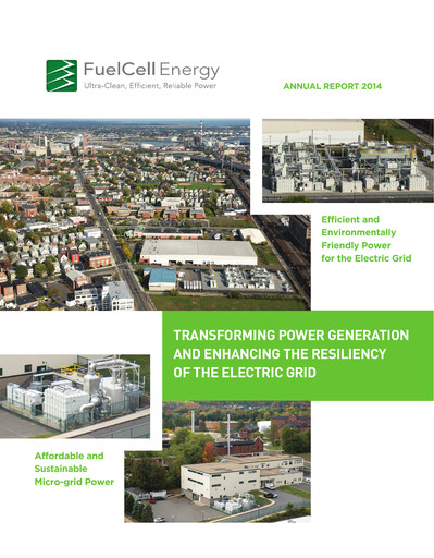 Vorschaubild FuelCell Energy
 Jahresbericht 2014