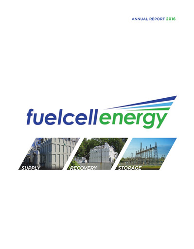 Vorschaubild FuelCell Energy
 Jahresbericht 2016