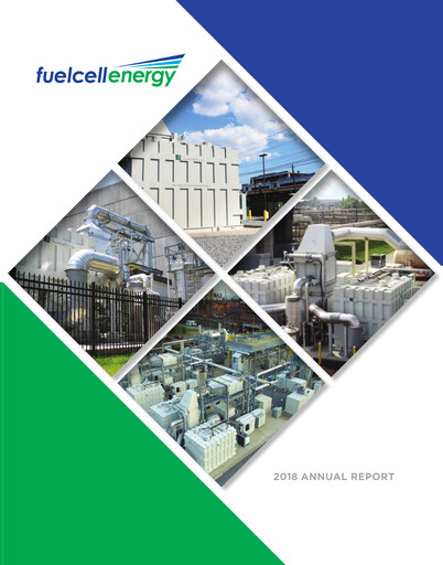 Vorschaubild FuelCell Energy
 Jahresbericht 2018