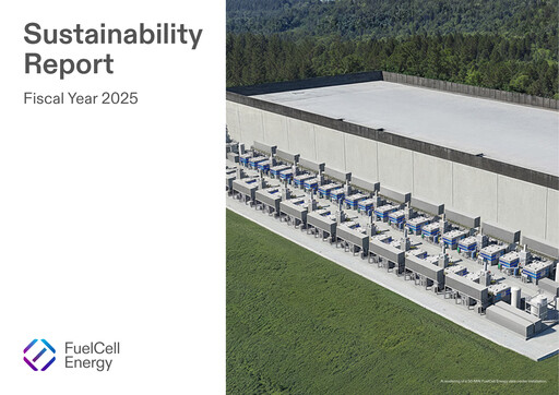 Vorschaubild FuelCell Energy
 Nachhaltigkeitsbericht 2025