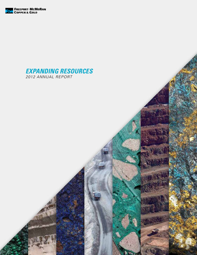 Thumbnail Freeport-McMoRan Annual Report 2012