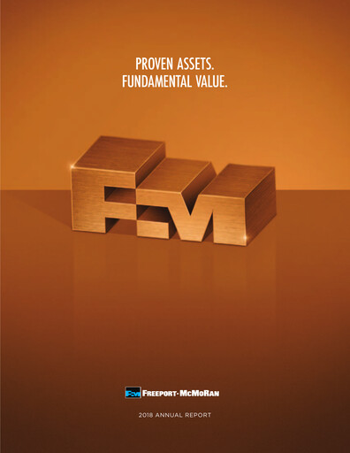 Thumbnail Freeport-McMoRan Annual Report 2018