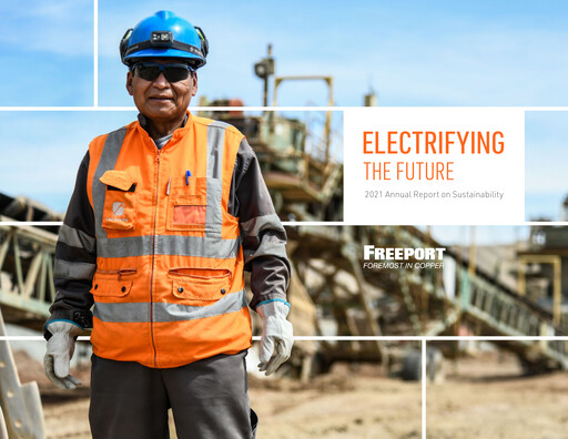 Thumbnail Freeport-McMoRan Sustainability Report 2021