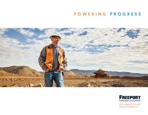 Thumbnail Freeport-McMoRan Sustainability Report 2024