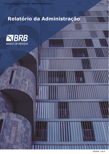 Thumbnail Banco de Brasília Quarterly Report 2019-q2