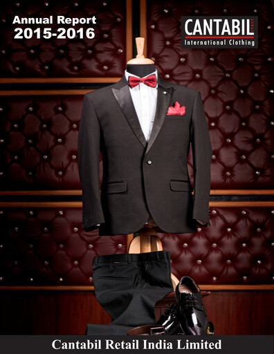 Thumbnail Cantabil Retail India
 Annual Report 2015-2016