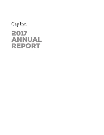 Vorschaubild Gap Inc.
 Jahresbericht 2017