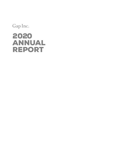 Vorschaubild Gap Inc.
 Jahresbericht 2020