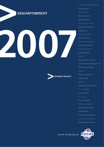 Thumbnail Fuchs Petrolub
 Annual Report 2007