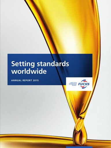 Thumbnail Fuchs Petrolub
 Annual Report 2015