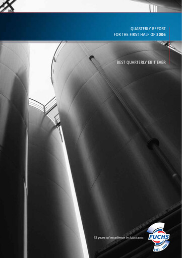Thumbnail Fuchs Petrolub
 Financial Report 2006-h1
