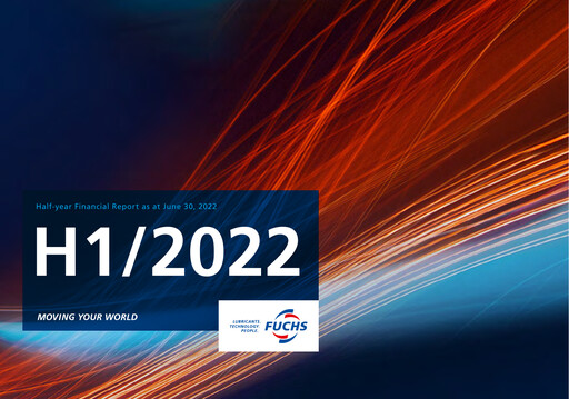 Thumbnail Fuchs Petrolub
 Financial Report 2022-h1