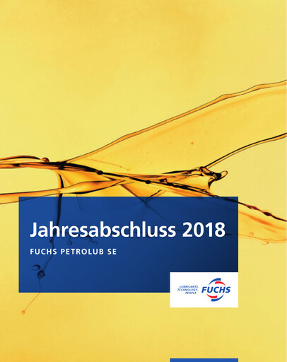 Thumbnail Fuchs Petrolub
 Financial Statement 2018