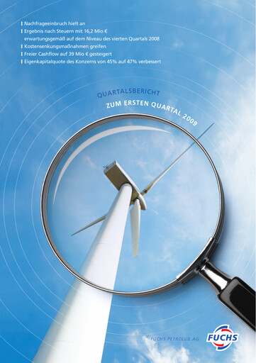 Miniature Fuchs Petrolub
 Rapport trimestriel 2009-q1