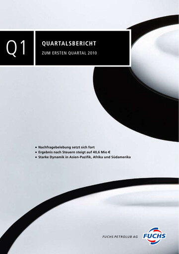 Miniature Fuchs Petrolub
 Rapport trimestriel 2010-q1