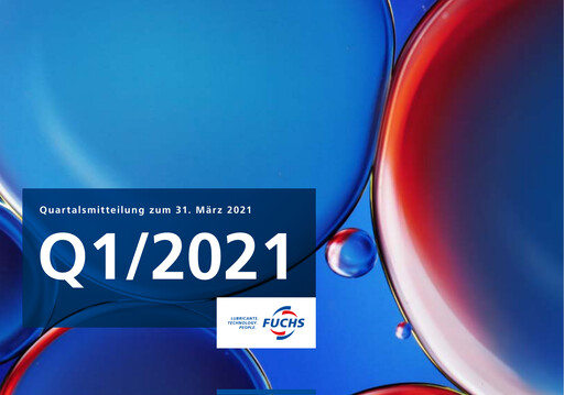Miniature Fuchs Petrolub
 Rapport trimestriel 2021-q1