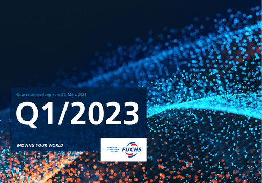 Miniature Fuchs Petrolub
 Rapport trimestriel 2023-q1