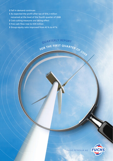 Thumbnail Fuchs Petrolub
 Quarterly Report 2009-q1