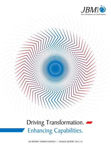 Thumbnail Jay Bharat Maruti Annual Report 2015-2016